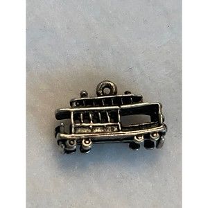 VTG Sterling Silver Charm streetcar